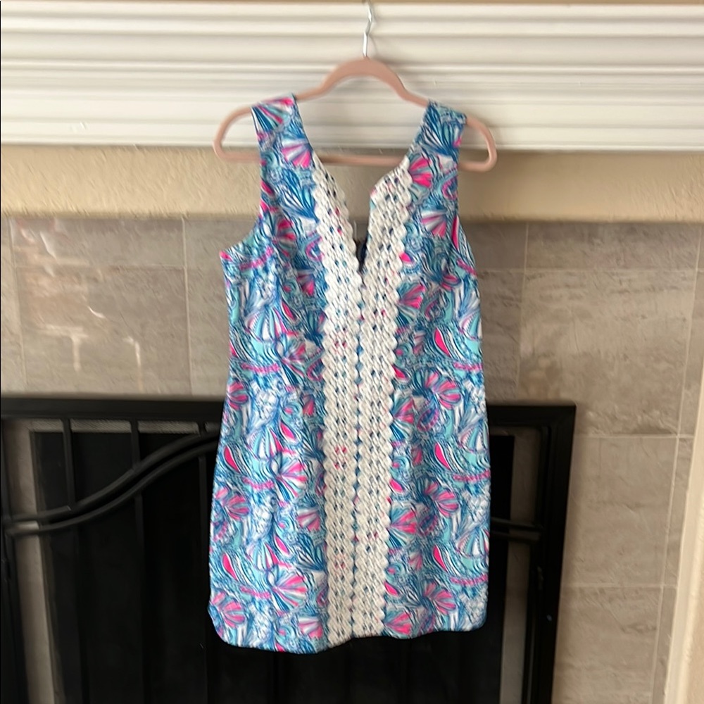 Lilly Pulitzer for Target Blue and Pink Sleeveless Sundress